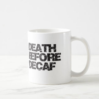 Decafの前の死 コーヒーマグカップ