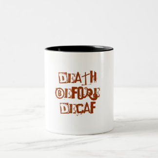 Decafの前の死 ツートーンマグカップ