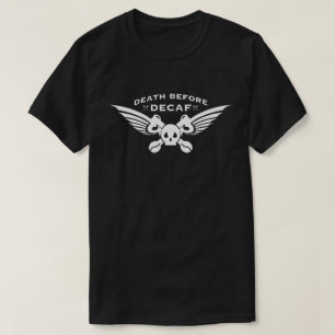 decafの前の死 tシャツ