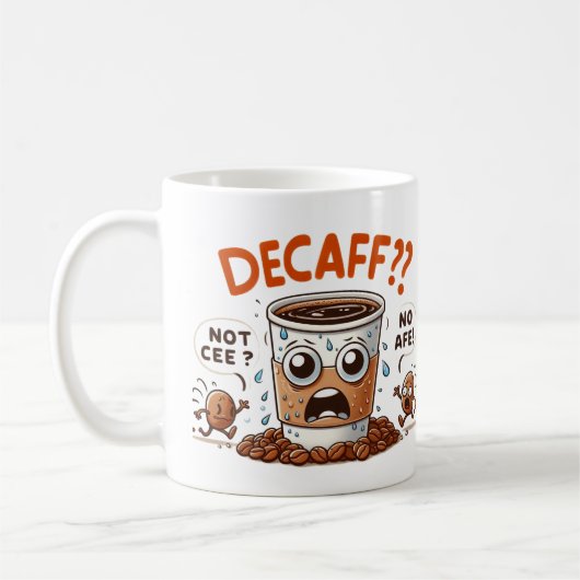 Decafジレンマ コーヒーマグカップ (左)