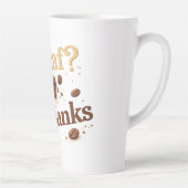 Decaf? No Thanks — Funny Coffee Bean Mug カフェラテマグ (右)