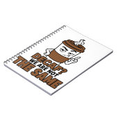 Decaf We Are Not The Same Funny Coffee Lover ノートブック (左側)
