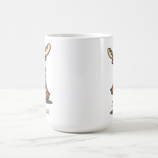 Decaffeinated Moose コーヒーマグカップ (中央)