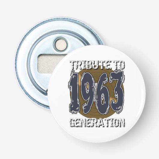 Décapsuleur Tribute 1963 generation anniversaire 栓抜き (正面)