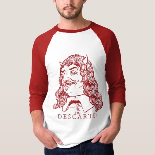 Decartesの邪悪な鬼のワイシャツ Tシャツ (正面)