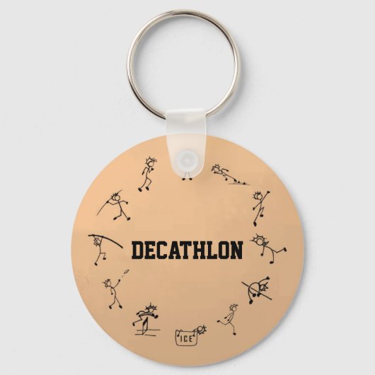 Decathlon Stickman Track and Field Athletics キーホルダー (正面)