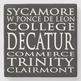 Decatur Coaster, Decatur Georgia Coaster, Decatur ストーンコースター