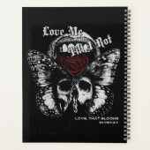 Decaying Love - Gothic Streetwear Design プランナー手帳 (裏面)