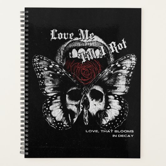 Decaying Love - Gothic Streetwear Design プランナー手帳 (正面)