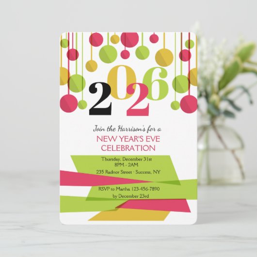 December 31st Party Invitation (2) 招待状 (スタンド正面)