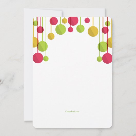 December 31st Party Invitation (2) 招待状 (裏面)