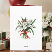 December Birth Flower Birthday Card | Hollies カード