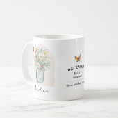 December Birth Month Flower Mug コーヒーマグカップ (正面左)