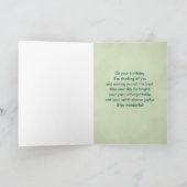 December Birthday & Christmas Card – Funny Holiday カード (内部)