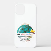 December Birthstone Turquoise Graphic Case-Mate iPhoneケース (裏面)