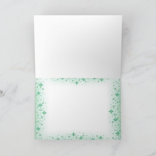 December Christmas Greeting Card カード (内部)