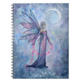 December Moon Fairy Notebook by Molly Harrison ノートブック (正面)
