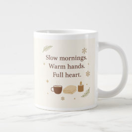 December Mornings | スローモーニング。あたたかな手元へ ジャンボコーヒーマグカップ