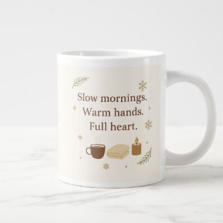 December Mornings | スローモーニング。あたたかな手元へ ジャンボコーヒーマグカップ