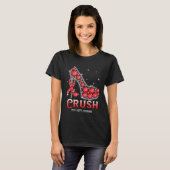 December Red Ribbon High Heel Warrior HIV AIDS Awa Tシャツ (正面フル)