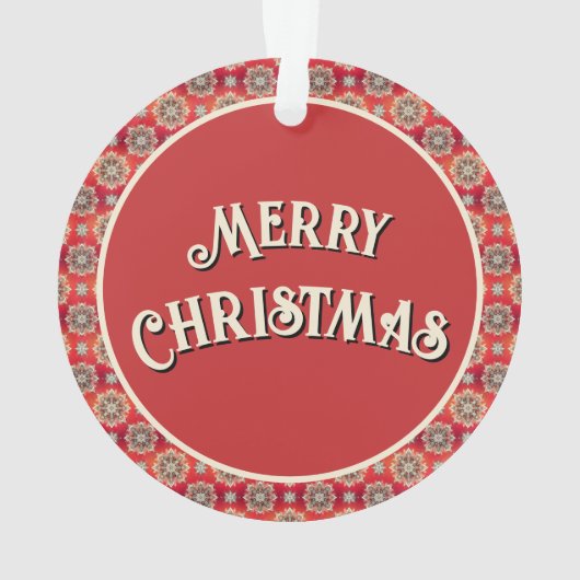 December Snowflakes オーナメント (裏面)