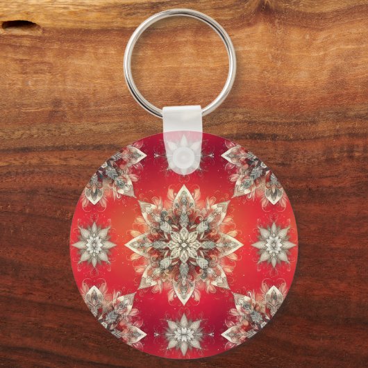 December Snowflakes  キーホルダー (正面)