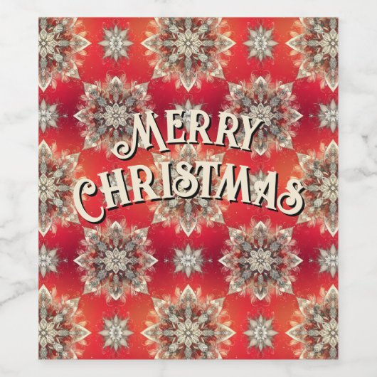 December Snowflakes  ワインラベル (シングルラベル)