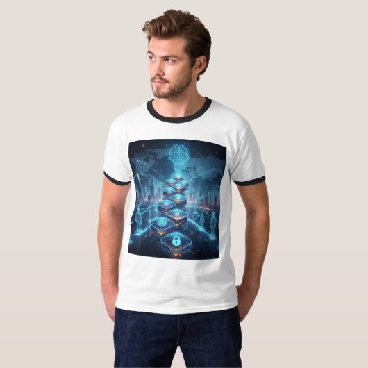 "Decentralized Future" Tシャツ (正面フル)