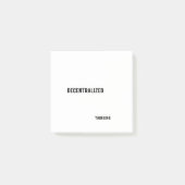 Decentralized Thinking Aesthetic ポストイット (正面)