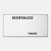 Decentralized Thinking Large Industrial Desk Mat  デスクマット (正面)