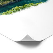 Deception Pass Washington Poster, Watercolor, Cust ポスター (角)
