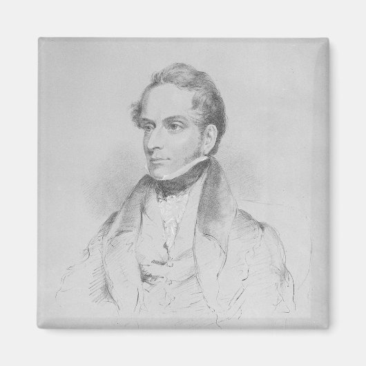 Decimus Burton、Maxim Gauciによるリトグラフ マグネット (正面)