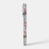 Deck Of Scatter Playing Cards Pattern, iPhoneケース (左側面)