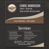 Deck & Patio Installation Professional 名刺