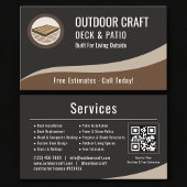 Deck & Patio QR Code Professional 名刺