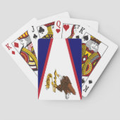 Deck Playing Cards with Flag of American Samoa トランプ (裏面)