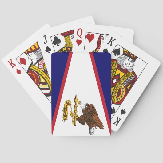 Deck Playing Cards with Flag of American Samoa トランプ (裏面)