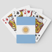Deck Playing Cards with Flag of Argentina トランプ (裏面)