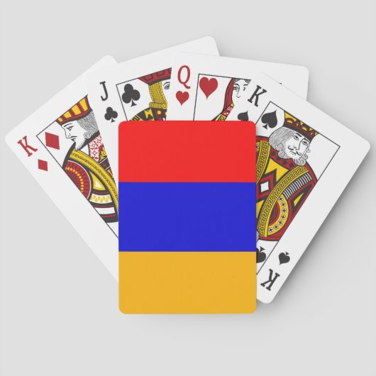 Deck Playing Cards with Flag of Armenia トランプ (裏面)