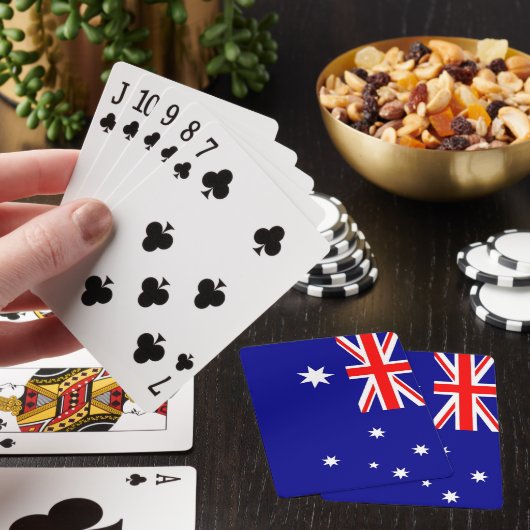Deck Playing Cards with Flag of Australia トランプ (インサイチュ)