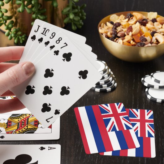 Deck Playing Cards with Flag of Hawaii トランプ (インサイチュ)
