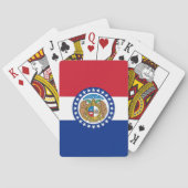 Deck Playing Cards with Flag of Missouri トランプ (裏面)