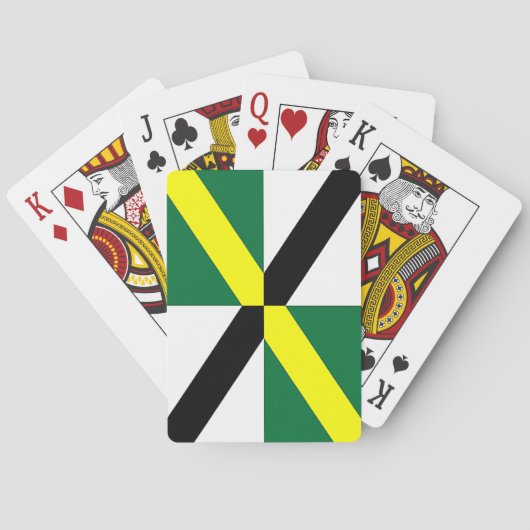Deck Playing Cards with Flag of Monterey, USA トランプ (裏面)