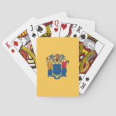 Deck Playing Cards with Flag of New Jersey, USA トランプ (裏面)