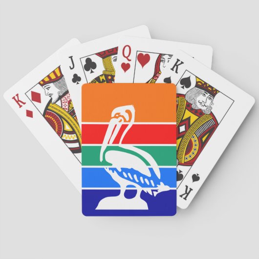 Deck Playing Cards with Flag of St. Petersburg トランプ (裏面)