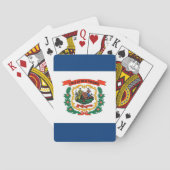 Deck Playing Cards with Flag of West Virginia トランプ (裏面)