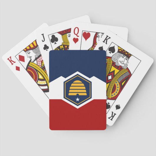 Deck Playing Cards with new Flag of Utah トランプ (裏面)