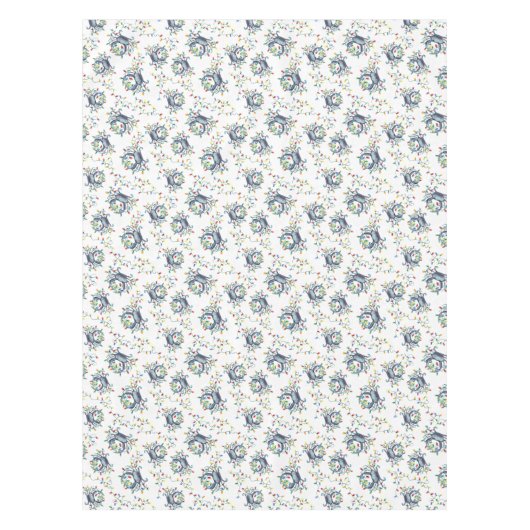 Deck the Claws Coastal Christmas Crab テーブルクロス (正面)