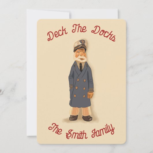 Deck The Docks Christmas Card シーズンカード (正面)