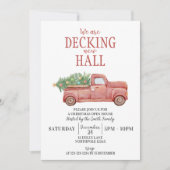 Deck the Hall, Christmas Open House 招待状 (正面)